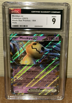 Mimikyu ex Black Star Promo Rare Holo Pokemon 2023 TCG Crown Zenith Set PSA 9 - Image 1