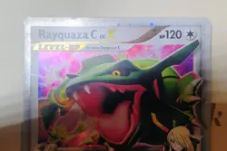 Pokemon Rayquaza C LV. X DP47 Holo Black Star Promo - Image 2