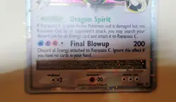 Pokemon Rayquaza C LV. X DP47 Holo Black Star Promo - Image 3