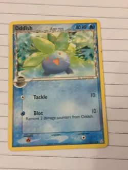 Oddish 73/110 EX Holon Phantoms Pokemon Card MP - Image 1