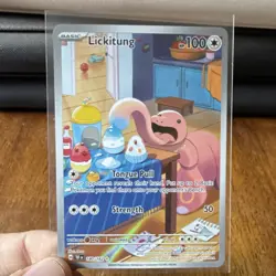 Pokemon Lickitung Illustration Rare 180/162 SV05: Temporal Forces Holo 100 HP - Image 1