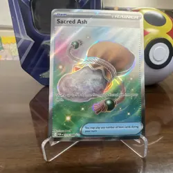 Pokemon Sacred Ash Trainer Item Full Art Holo 115/088 Perfect Order 2026 - Image 1