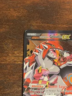 Pokemon Team Magma's Groudon EX Holo Ultra Rare Double Crisis 15/34 - Image 2