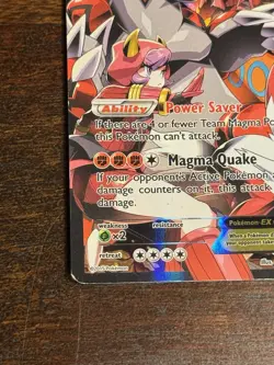 Pokemon Team Magma's Groudon EX Holo Ultra Rare Double Crisis 15/34 - Image 5