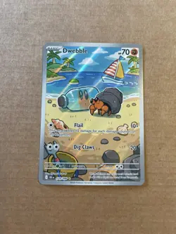 Pokemon TCG - Dwebble - 129/086 - Illustration Rare - SV: Black Bolt - Image 1