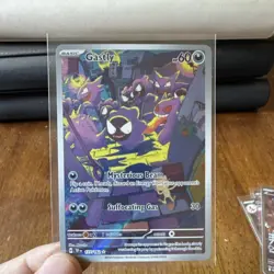 Pokemon Gastly 177/162 SV05: Temporal Forces Illustration Rare Full Art Holo - Image 1