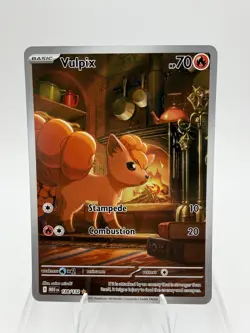 Pokemon Vulpix Me01 Mega Evolution Holo Illustration Rare 70HP #138/132 2025 - Image 1
