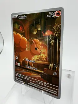 Pokemon Vulpix Me01 Mega Evolution Holo Illustration Rare 70HP #138/132 2025 - Image 2