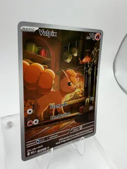 Pokemon Vulpix Me01 Mega Evolution Holo Illustration Rare 70HP #138/132 2025 - Image 3
