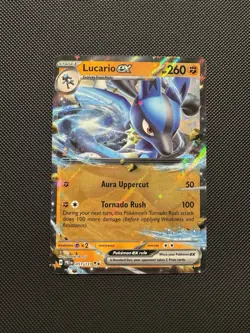 Pokemon TCG Lucario ex 051/131 Sv: Prismatic Evolutions Double Rare Near Mint - Image 1