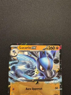 Pokemon TCG Lucario ex 051/131 Sv: Prismatic Evolutions Double Rare Near Mint - Image 3