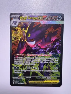 Mega Gengar EX 284/217 SIR Secret Full Art Pokemon Ascended Heroes MINT - Image 1