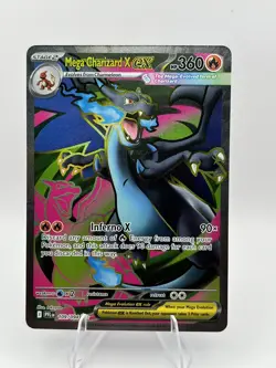 Pokemon TCG - Mega Charizard X ex 109/094 Me02: PFL Holo - NEAR MINT - Image 1