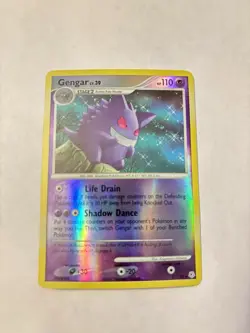 Pokemon Gengar TCG 27/130 Diamond and Pearl Base Reverse Holo Near Mint - Image 1