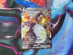 Charizard VMAX NM LP Shining Fates Shiny Vault Holo Rare SV107 Pokemon - Image 2