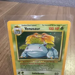 VENUSAUR HOLO 15/102 Holo Rare Base Set Venusaur Pokemon 1999 WOTC great shape - Image 5