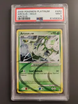 Arceis LV.100 AR2 Holo Rare Platinum 2009 Pokemon PSA 9 - Image 1