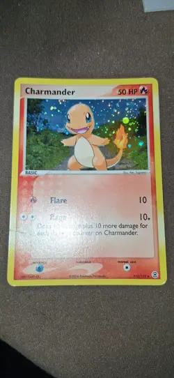 Pokemon EX Fire Red Leaf Green Charmander Holo Secret Rare 113/112 - Image 2