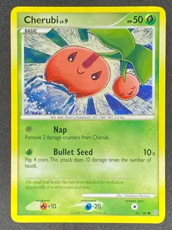 Pokemon Cherubi 56/100 SF Stormfront LP - Image 1