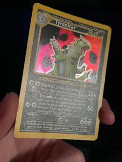 Tyranitar 12/75 Neo Discovery Holo Pokemon Vintage TCG - Image 3