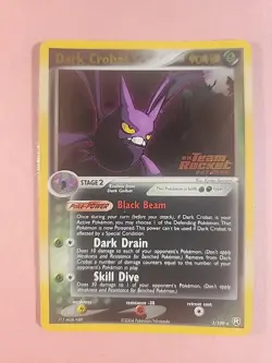 2004 Dark Crobat 3/109 Team Rocket Returns Stamped Pokemon - Image 1