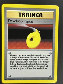 Pokemon TCG - Devolution Spray MP Rare 72/102 | Base Set - Image 1