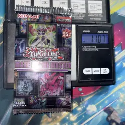 Heavy 11.07g Yu GI Oh Sealed Maze Of The Master Booster Pack - Image 1