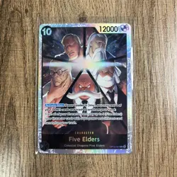 One Piece TCG Five Elders (OP13-082) SR Lightly Played - Image 1