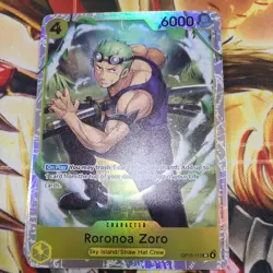One Piece TCG Zoro OP15-113 Super Rare English SR - Image 1