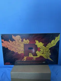 Pokemon TCG Team Rocket's Moltres EX Ultra Premium Collection UPC Box Sealed New - Image 1