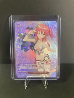 Weiss Schwarz SP Sakura Miko Summer Splash Party HoloLive TCG Foil Near Mint - Image 4