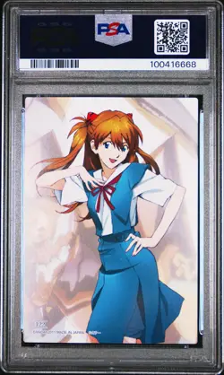 PSA 10 2011 Carddass Masters Evangelion: 2.0 122 Asuka Langley | Pop 1 - Image 2