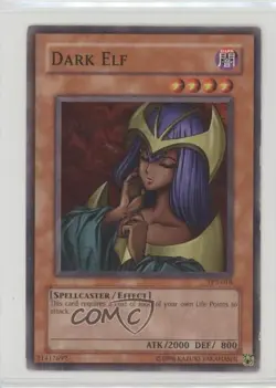 Dark Elf YuGiOh Third Season Tournament Pack #TP3-018 2003 READ - Image 1