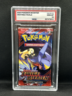 Pokemon Destined Rivals Cynthia & Garchomp Art Booster Pack VCG 10 - NO PSA/BGS - Image 1