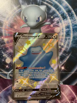 Carte Pokemon Metamorph V Shiny SV118/SV122 - Destinees Radieuses - FR - Neuf - Image 1