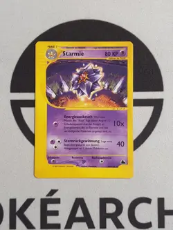 Starmie 30/144 Skyridge Set Pokemon Karte Deutsch Pokemon E - Series TCG NM - Image 1