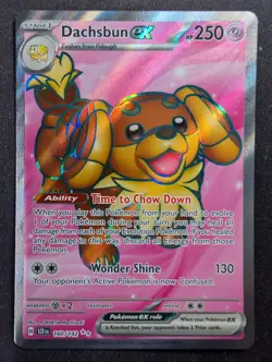 Dachsbun ex - 160/142 Stellar Crown (Pokemon) - Image 1
