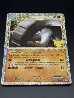 Carte Pokemon Donphan Prime 107/123 Celebrations 25eme Anniversaire FR NEUF - Image 1