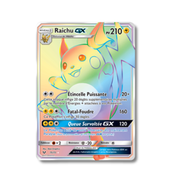 Carte Pokemon Francaise - Raichu GX 75/73 - Legendes Brillantes - Image 1