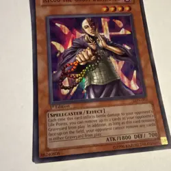 Yugioh Card Kycoo the Ghost Destroyer LON-062 SUPER RARE 1st Edition - Image 2