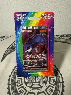 YuGiOh Battles of Legend Crystal Revenge 1st Edition Hanging Blister Pack Sealed - Image 1