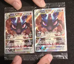Pokemon TCG Lucario Vstar Sword & Shield Swsh291 Holo Promo x 2 - Image 1