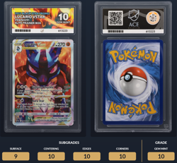 Pokemon TCG Lucario VSTAR Sword & Shield SWSH291 Holo Promo Card ACE 10 GEM MINT - Image 3
