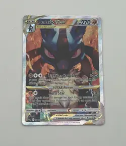 Pokemon TCG Lucario Vstar Sword & Shield Swsh291 Holo Promo - Image 1