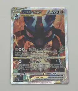 Pokemon TCG Lucario Vstar Sword & Shield Swsh291 Holo Promo - Image 1