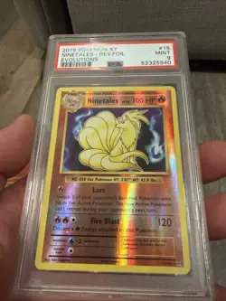 Pokemon XY Evolutions Ninetales Reverse Holo 15/108 PSA 9 Mint 2016 - Image 4