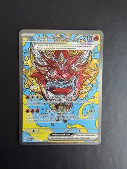 Pokemon TCG Hearthflame Mask Ogerpon EX Prismatic Evolution Card 148/131 - Image 1