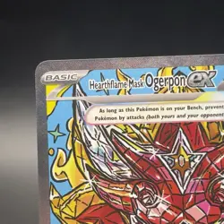 2025 Pokemon SV Prismatic Evolutions Hearthflame Mask Ogerpon ex #148/131 - Image 2