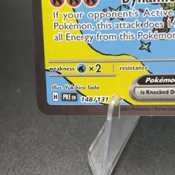 2025 Pokemon SV Prismatic Evolutions Hearthflame Mask Ogerpon ex #148/131 - Image 5