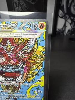 Pokemon TCG Hearthflame Mask Ogerpon EX 148/131 Prismatic Evolutions SIR NM/MINT - Image 3